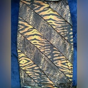 Animal Print Skirt by Urban Outfitters